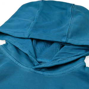 <span class=keywords><strong>Felpa</strong></span> con cappuccio da uomo <span class=keywords><strong>a</strong></span> manica corta con cappuccio e cappuccio coulisse felpe leggere in misto cotone - Product Image 4