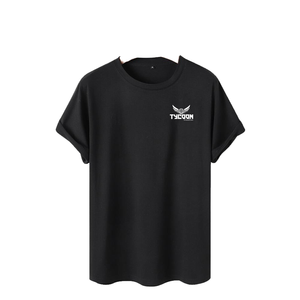 Camisetas de Alta Calidad para Hombre, de Algodón/Poliéster, Lisas, Casuales, Teñidas, en Blanco, Talla Grande, para Impresión Personalizada - Product Image 1