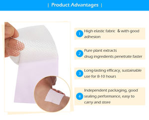 신제품 근육통 젤 패치 CE 승인 천연 염화 마그네슘 근육통 패치 - Product Image 4