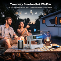 Nouveau projecteur vidéo portable intelligent 2026 à double écran 1080P Full HD LED LCD 4K Android 12 pour la maison, le bureau et le home cinéma