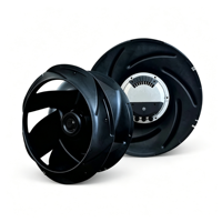 Ventilateur à prise avec moteur EC R3G630-FB32-03 400V K3G630-FB32-03/F01 400RPM, ventilateurs à prise EC pour unité de traitement d'air (UTA), ventilateur centrifuge de refroidissement
