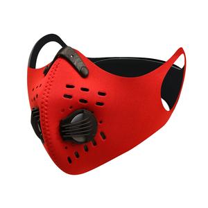 Masker sepeda pelindung wajah setengah wajah, masker sepeda Ski <span class=keywords><strong>Anti</strong></span> debu dapat diganti - Product Image 2