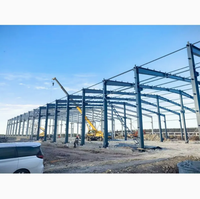Structure en acier métallique robuste pour projet de stockage en entrepôt industriel