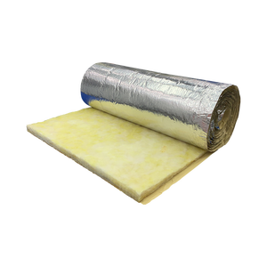 Isolation en fibre <span class=keywords><strong>de</strong></span> <span class=keywords><strong>verre</strong></span> <span class=keywords><strong>de</strong></span> 100 mm, feuille d'aluminium laminée, réfléchissante, insonorisante, ignifuge, isolation thermique en fibre <span class=keywords><strong>de</strong></span> <span class=keywords><strong>verre</strong></span> métallique, <span class=keywords><strong>rouleau</strong></span> - Product Image 1