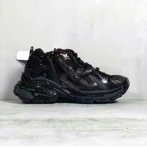Luxury Fashion Trend Breathable Lace-up Soft Soled Cushioned Running <b>Shoes</b> Mesh Fabric Lightweight Sneakers Balenciages - Product Image 4