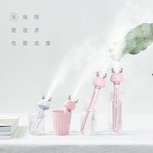Humidificador Portátil Xinlin, Diseño de Donut de Dibujos Animados, USB, Ciervo, Bonito <span class=keywords><strong>Nebulizador</strong></span>, Aromaterapia, Hidratante, Venta al por Mayor - Product Image 4