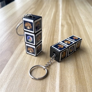 Cubo mágico giratorio con logotipo de diseño personalizado, cubo mágico de lectura con pegatina - Product Image 3