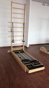 Pilates Reformer Cama de escalera de dos vías Cama de pista deslizante de dos vías Marco elástico - Product Image 5