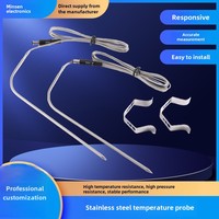 Sonde de capteur de résistance thermique Pt100 Platinum avec sortie de thermocouple pour diverses mesures de température