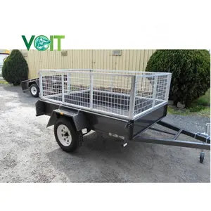 Good sale cargo storage foldable galvanized welded cage for 6x4 box trailer