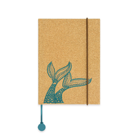 Cahier A5 du fabricant, couverture en liège brodé, journal écologique, stylo d'écriture, agenda, papeterie, planificateurs promotionnels