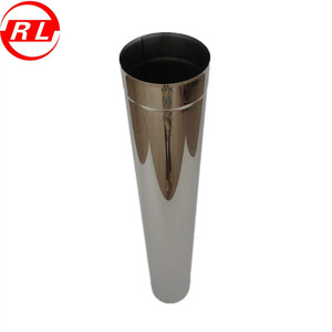 <span class=keywords><strong>Simple</strong></span> de Mur D'OEM Cheminée Cheminée En Acier Inoxydable Argent De Tuyau Droit - Product Image 3