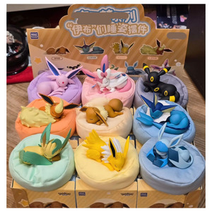 YQ Collection Ultra Premium Blind Box Eevee en Pose Dormante Figurine Peluche pour Jeux de Société et Vitrine - Product Image 2