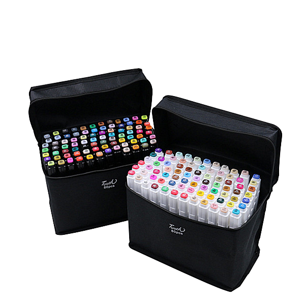 80 Colors Oil Based Dual Tip