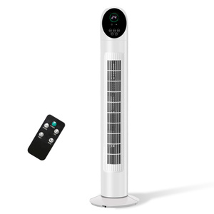 Ventilador de Torre DB de 34 pulgadas, Enfriador de aire oscilante sin aspas para dormitorio, 3 velocidades y temporizador 9H silencioso para interiores - Product Image 1
