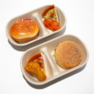 Fiambrera desechable de caña de azúcar, caja de comida con tapa - Product Image 4