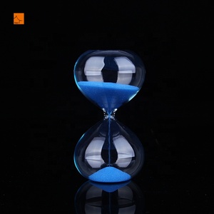 Hot Bán Trong Bồ Đào Nha Cổ Điển 2Min Màu Xanh Cát Giờ Thủy Tinh Pha Lê Đồng hồ cát 3 Phút 5 Phút 10 Phút Cát Hẹn Giờ Đứng Với Logo Mà Không Có - Product Image 3