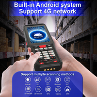 PDA Genggam Android Logistik 4 Inci 4G+64G MTK MT6789 G99 CPU Baterai Hot Swap 9000mAh Pengumpul Data Barcode 1D 2D QR
