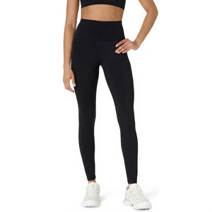 Leggings en coton extensible taille haute pour femmes, doux, respirants, coupe ajustée, pantalons de yoga, vêtements de sport décontractés pour femmes, tenue de fitness, vêtements de sport pour la salle de sport - Product Image 1