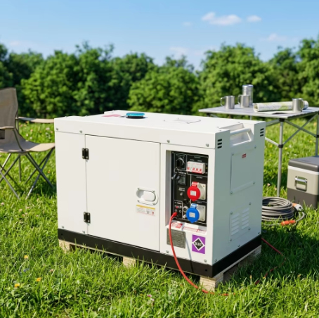 Silent Canopy Diesel Generator 5Kw-7Kw Low Noise Fuel Saving Low Emission for Construction Outdoor Camping RV Power Supply