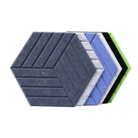 Panneau acoustique de polyester de diffuseur de bruit de feutre de ventes directes d'usine pour le salon