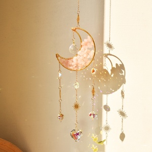 Decorazioni in Cristallo di Alta Qualità e Acchiappasole, Campanella a Vento Luce e Ombra, Ciondolo Artigianale Fatto a Mano, Decorazione per la Casa - Product Image 4