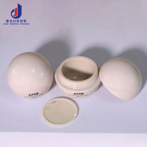 En Stock forma <span class=keywords><strong>de</strong></span> bola 50g como plástico boca ancha exfoliante corporal <span class=keywords><strong>mantequilla</strong></span> loción mascarilla para el cabello crema tarro cosmético - Product Image 4