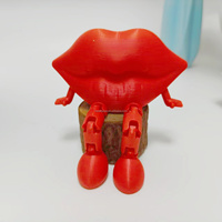 Nouvelles décorations de bureau et d'intérieur, jouets imprimés en 3D PLA/ABS/PETG, design Lèvres d'amour et Rose, mobiles, pour la Saint-Valentin et Noël