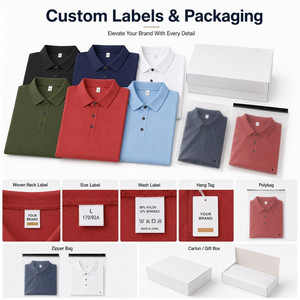 Polo personnalisé pour homme, 220g, nylon et élasthanne, manches courtes, couleur unie, boutonné, décontracté, ODM OEM - Product Image 5