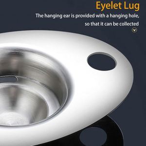 Modern Kitchen Accessories 304 Stainless Steel <b>Egg</b> Filter Extractor Home Use White Yolk Divider Separator <b>Egg</b> Cutter - Product Image 5