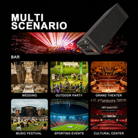 Système de sonorisation Line Array professionnel Mini LA04P 240W de puissance de crête, grille en acier, haut-parleur PA pour spectacle en direct en intérieur
