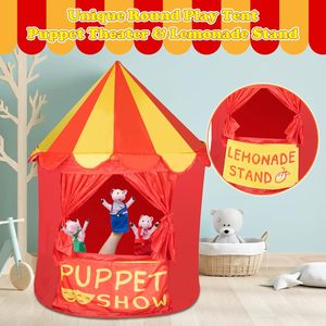 Nuova Tenda da Gioco Personalizzata per Bambini, Grande, Gialla e <span class=keywords><strong>Rossa</strong></span>, a Tema Principessa, per Ragazzi e Ragazze - Product Image 2