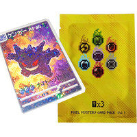 PY Wholesale Cute Pokemoned Pixel Card Booster Boxes Vending Machine Blind Box Fan Art Birthday Gift Tcg Board Games