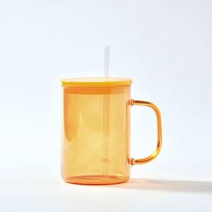 Ensemble de verres personnalisés en gros : Tasses réutilisables pour lait, milkshake, jus, cappuccino et mugs à café en verre - Product Image 4