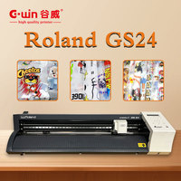 Plotter de Corte Roland GS24 de Alta Calidad, 80% Nuevo, Ancho de Corte Original de 600 mm, Origen Japón, 3 Meses de Garantía, Embalaje en Caja de Madera