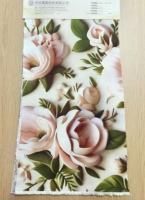 Tissu en microfibre 100 % polyester imprimé numériquement, motif floral 5D, 100 GSM, vente directe d'usine, pour housse de couette et taie d'oreiller