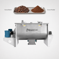Mélangeur à ruban horizontal Brightsail pour poudre de cacao, fèves de cacao, pour l'industrie alimentaire