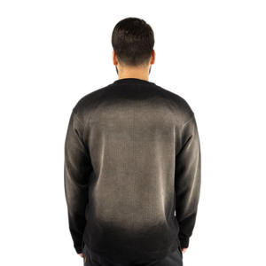 Maglione Pullover lavabile Vintage da <span class=keywords><strong>uomo</strong></span> KY Streetwear <span class=keywords><strong>felpa</strong></span> con Logo personalizzabile moda urbana <span class=keywords><strong>oversize</strong></span> per l'autunno - Product Image 2