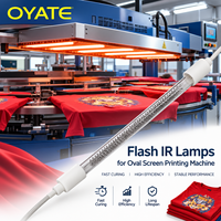 Lampe halogène infrarouge au quartz OYATE 450 mm 1000 W de remplacement pour séchoir à polymérisation rapide
