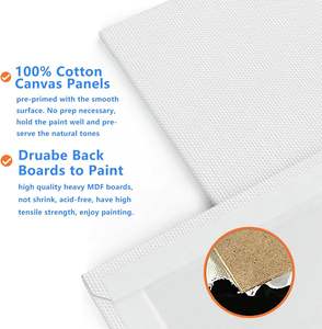 Panwenbo 8X10 인치 페인팅용 사전 그린 캔버스, 성인용 사전 스트레치 캔버스 페인팅 한 모금과 페인트 파티 용품 - Product Image 4