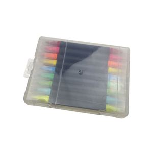 ชุดปากกามาร์คเกอร์แบบหัวคู่ 12 18 24 100 สี สำหรับวาดภาพระบายสีน้ำ สำหรับผู้ใหญ่และเด็ก - Product Image 1