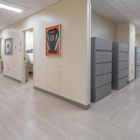 Rollo de Suelo Vinílico de PVC Ecológico, Impermeable, Antideslizante, con Diseño de Madera para Cocina, Sala de Estar, Hoteles, Hospitales, Escuelas, Gimnasios, 5 Años de Garantía
