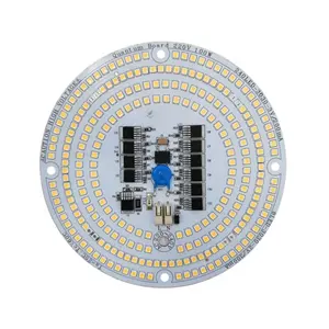 Smooth TRIAC Dimmable 100W 220V Driverless AC Disesuaikan LED PCB Papan Produsen V3 PCBA Samsung LM301B LED & 660nm