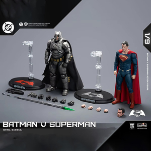 FondJoy Versione Henry di <span class=keywords><strong>Superman</strong></span> e <span class=keywords><strong>Batman</strong></span> con Armatura Pesante Danneggiata, Action Figure in Scala 1/9, 19 Cm/7,5 Pollici - Product Image 6
