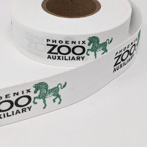 Logo d'impression coloré personnalisé <span class=keywords><strong>ruban</strong></span> de <span class=keywords><strong>coton</strong></span> naturel <span class=keywords><strong>sergé</strong></span> de marque <span class=keywords><strong>ruban</strong></span> à chevrons fleur <span class=keywords><strong>ruban</strong></span> de <span class=keywords><strong>coton</strong></span> pour emballage cadeau - Product Image 5