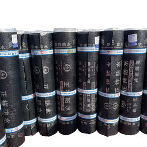 <span class=keywords><strong>Membrane</strong></span> d'étanchéité bitumineuse modifiée SBS APP 3 mm TPO & PE pour l'extérieur et la construction, application au chalumeau, conception industrielle - Product Image 1