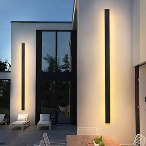 Lámpara de Pared Exterior PM de Tira Larga, Impermeable IP65, Moderna y Minimalista, para Villa, Patio, Hotel, Pasillo, Resistente al Óxido, Luz <span class=keywords><strong>LED</strong></span> - Product Image 4