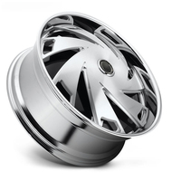 Rines de Aleación de Aluminio Forjado de Alta Calidad Personalizados de 18-26 Pulgadas con ET de 20 mm para Autos de Pasajeros, Nuevo Diseño Flotante JUWA