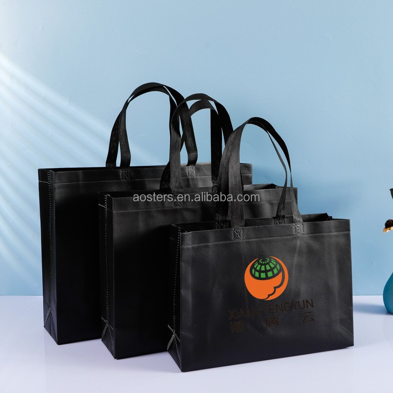 Оптовая продажа, Нетканая полипропиленовая Складная Сумка-тоут на молнии, рекламная сумка для покупок, многоразовая сумка