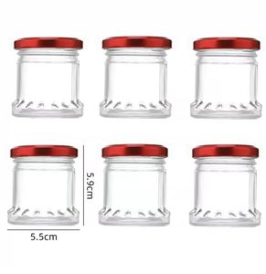 Bouteille en verre Vente en gros 150ml 200ml 280ml 380ml Bouteille en verre vide Bocal en verre pour <span class=keywords><strong>nid</strong></span> d'oiseau avec couvercles à vis prix inférieur - Product Image 6